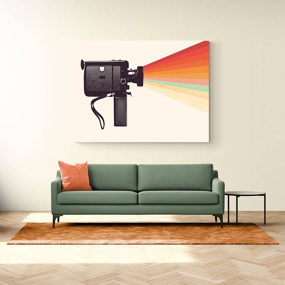 Movie Camera Rainbow