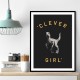 Clever Girl Dark Print