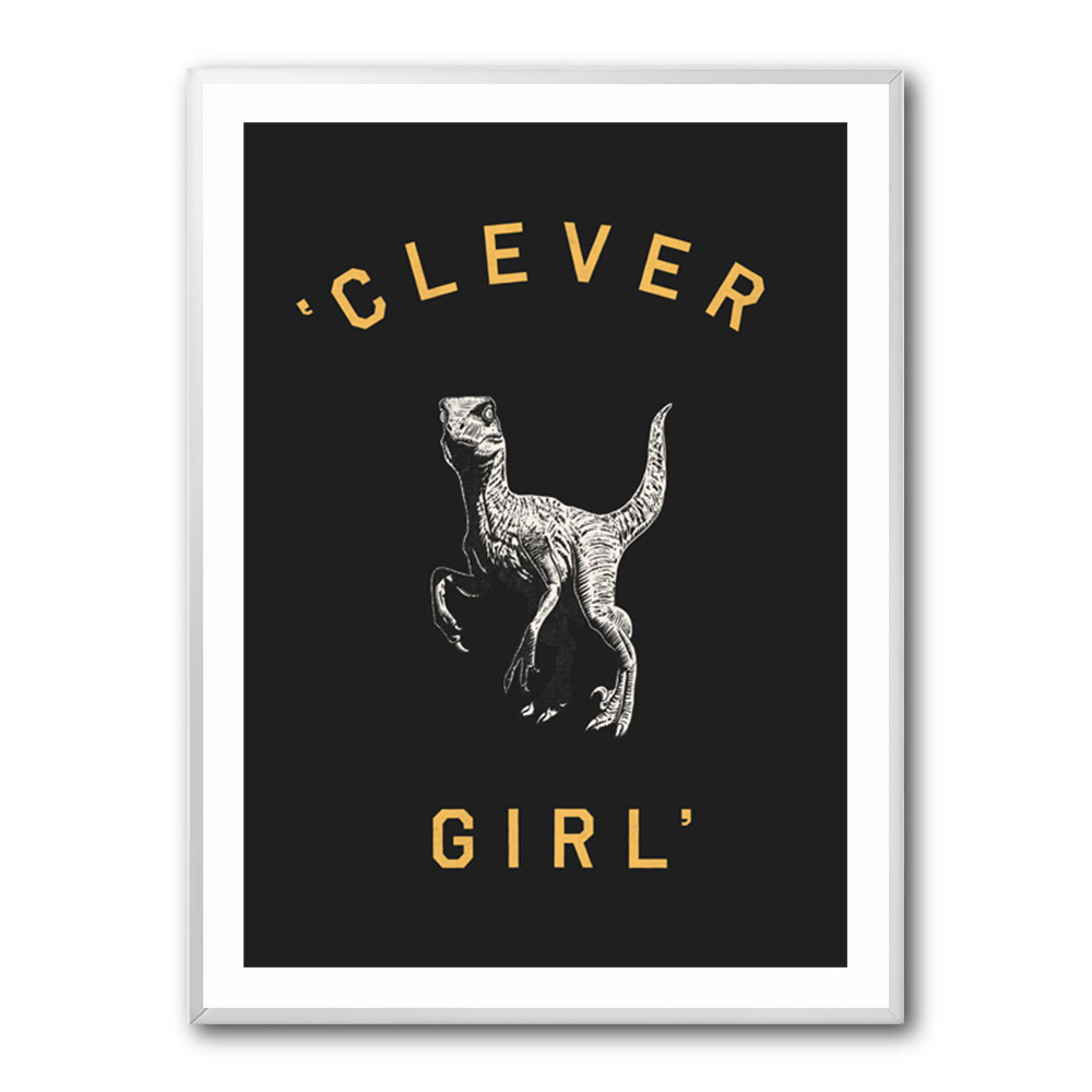 Clever Girl Dark Print