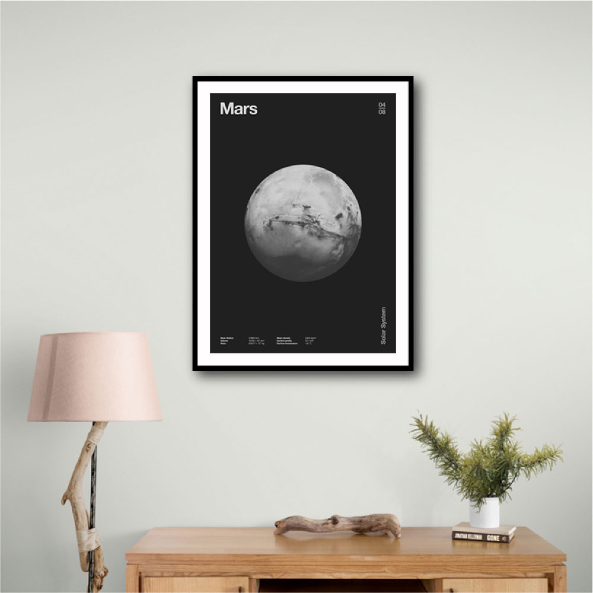 Solar System Mars Wall Art