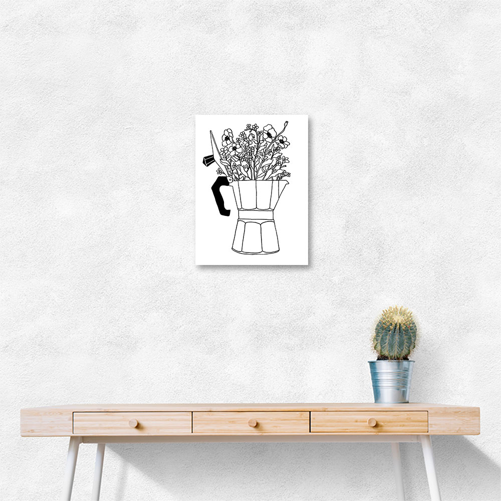 Moka Flowers Print