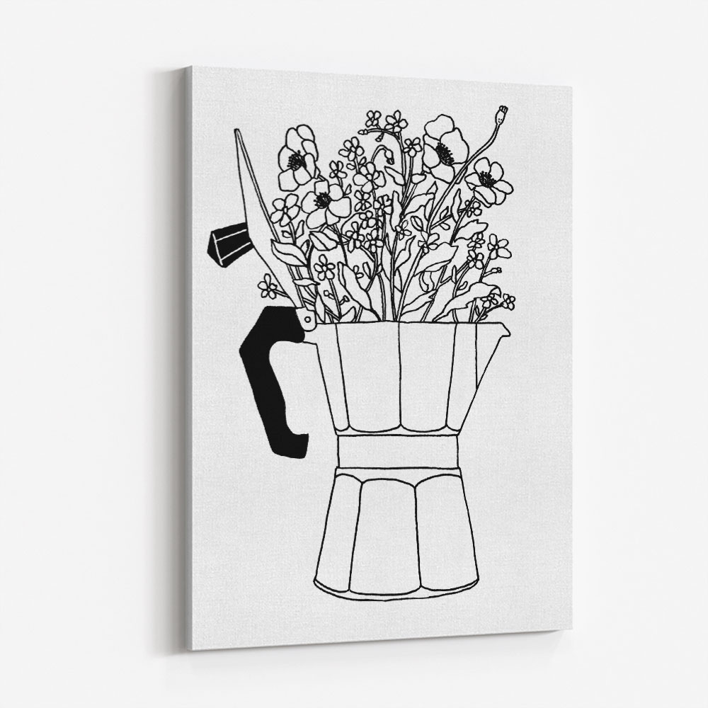 Moka Flowers Print