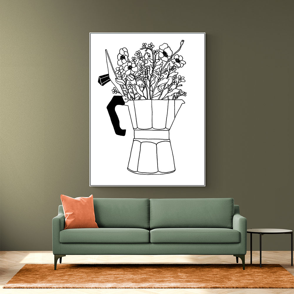 Moka Flowers Print