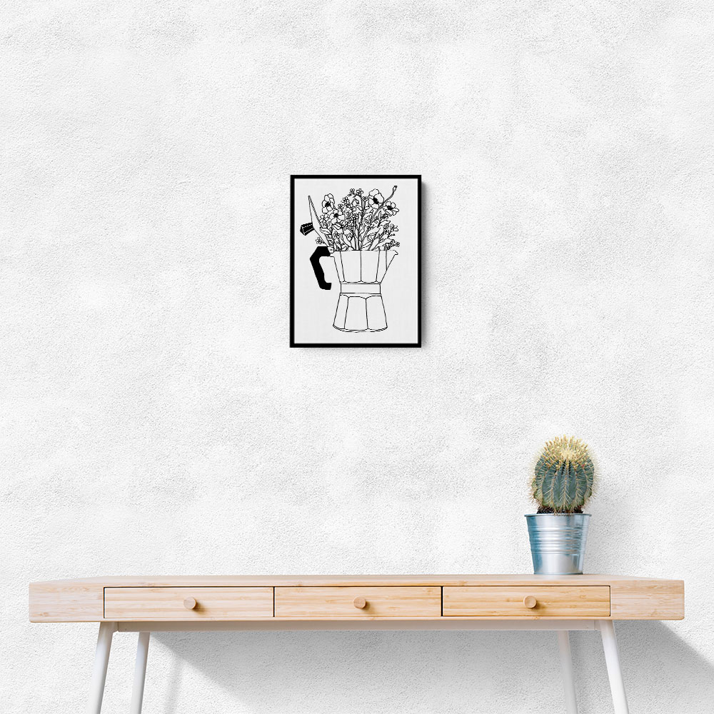 Moka Flowers Print