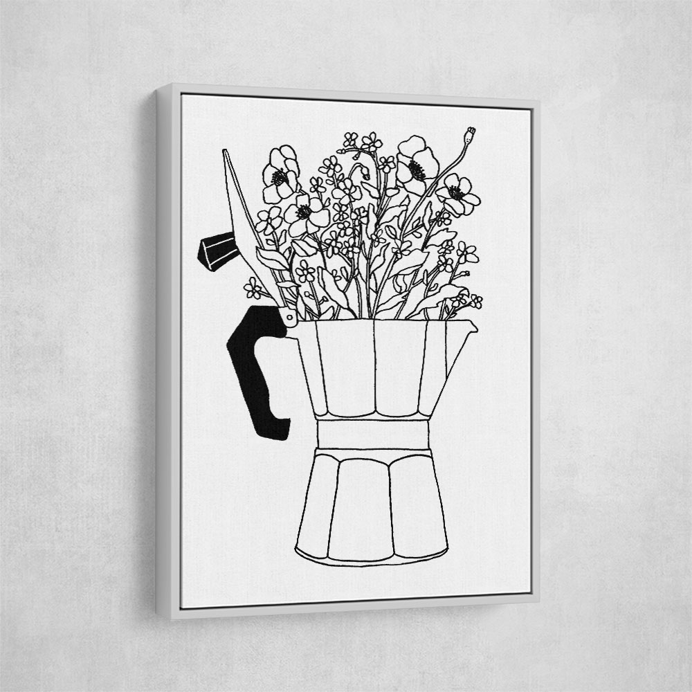 Moka Flowers Print