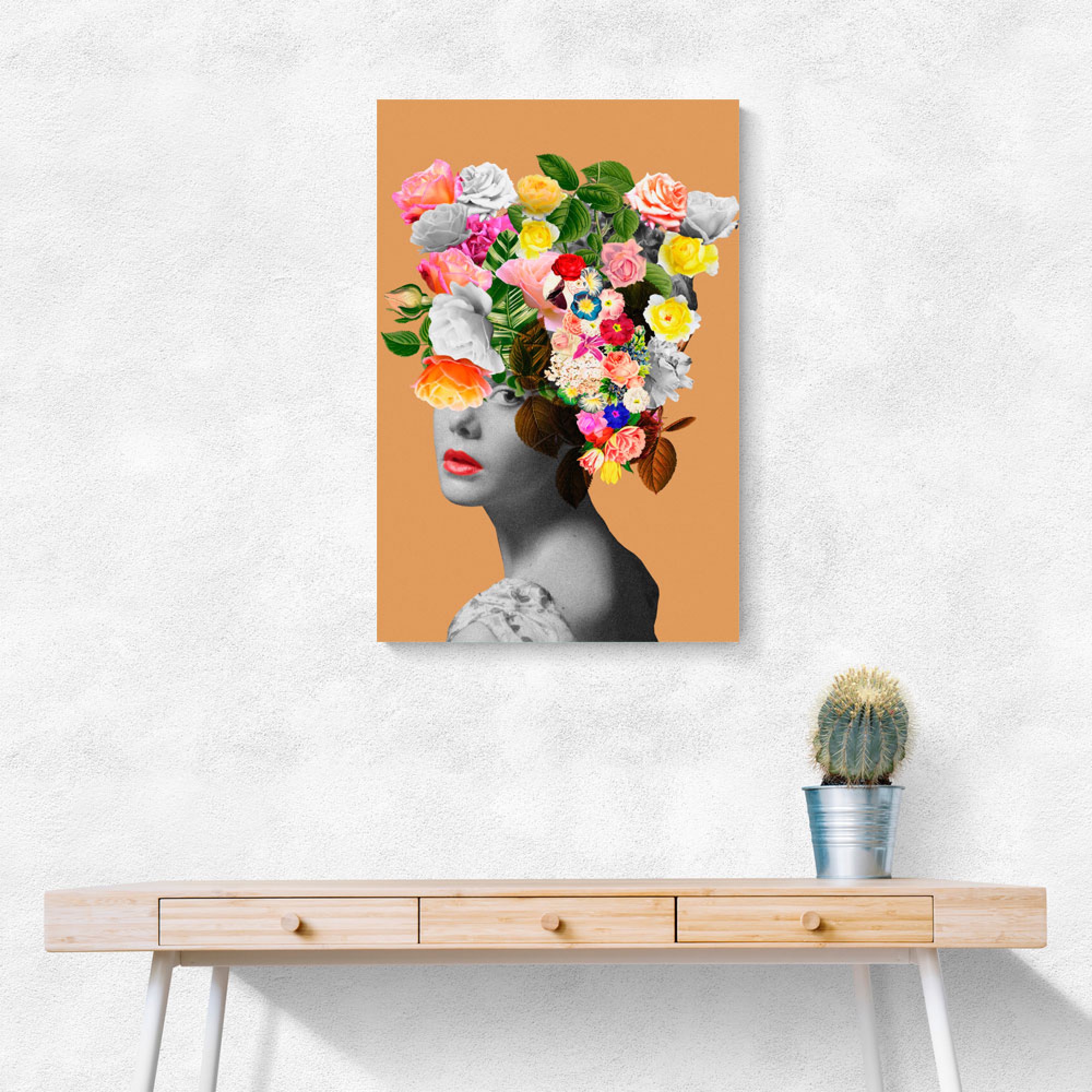 Floral Portrait Wall Art