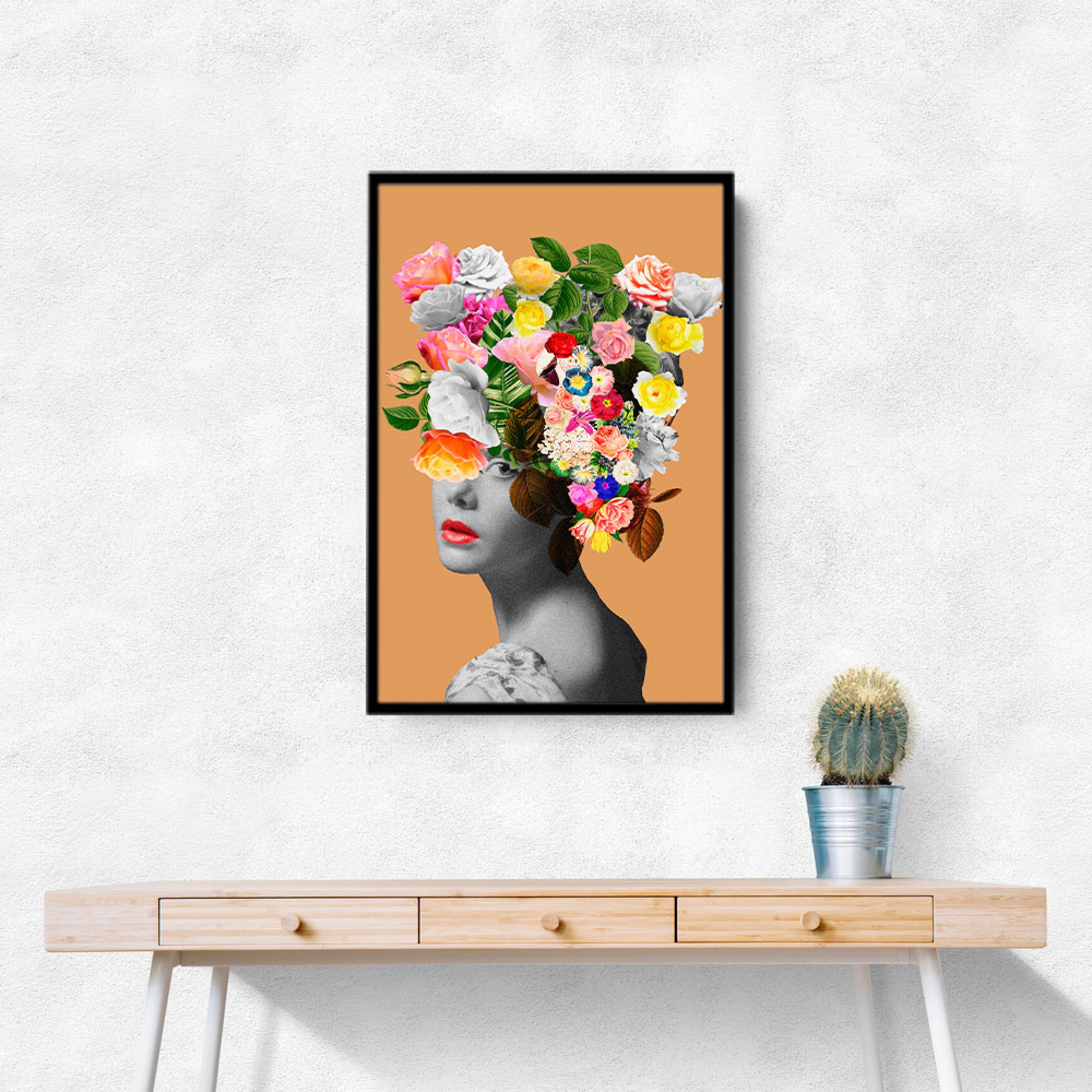 Floral Portrait Wall Art