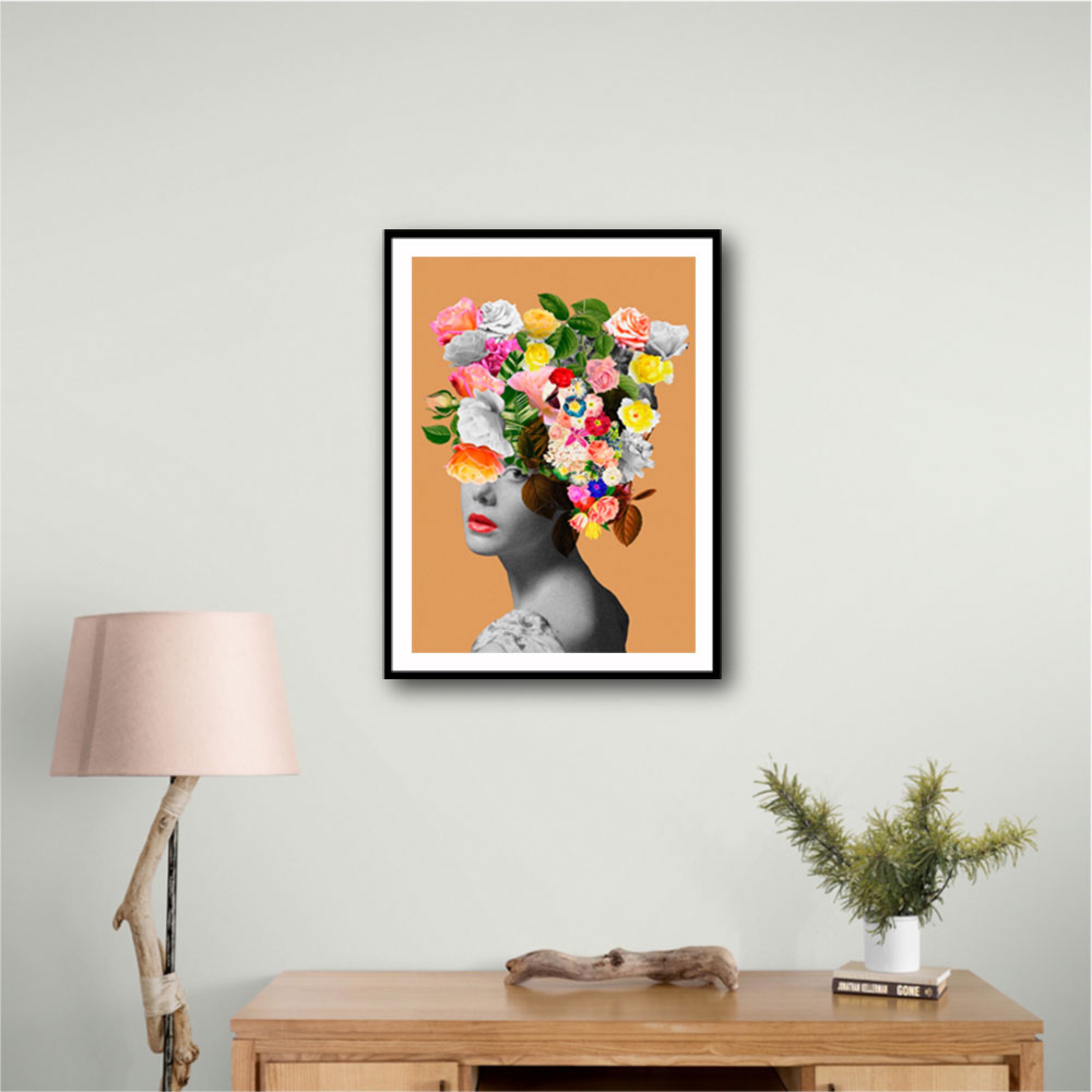 Floral Portrait Wall Art