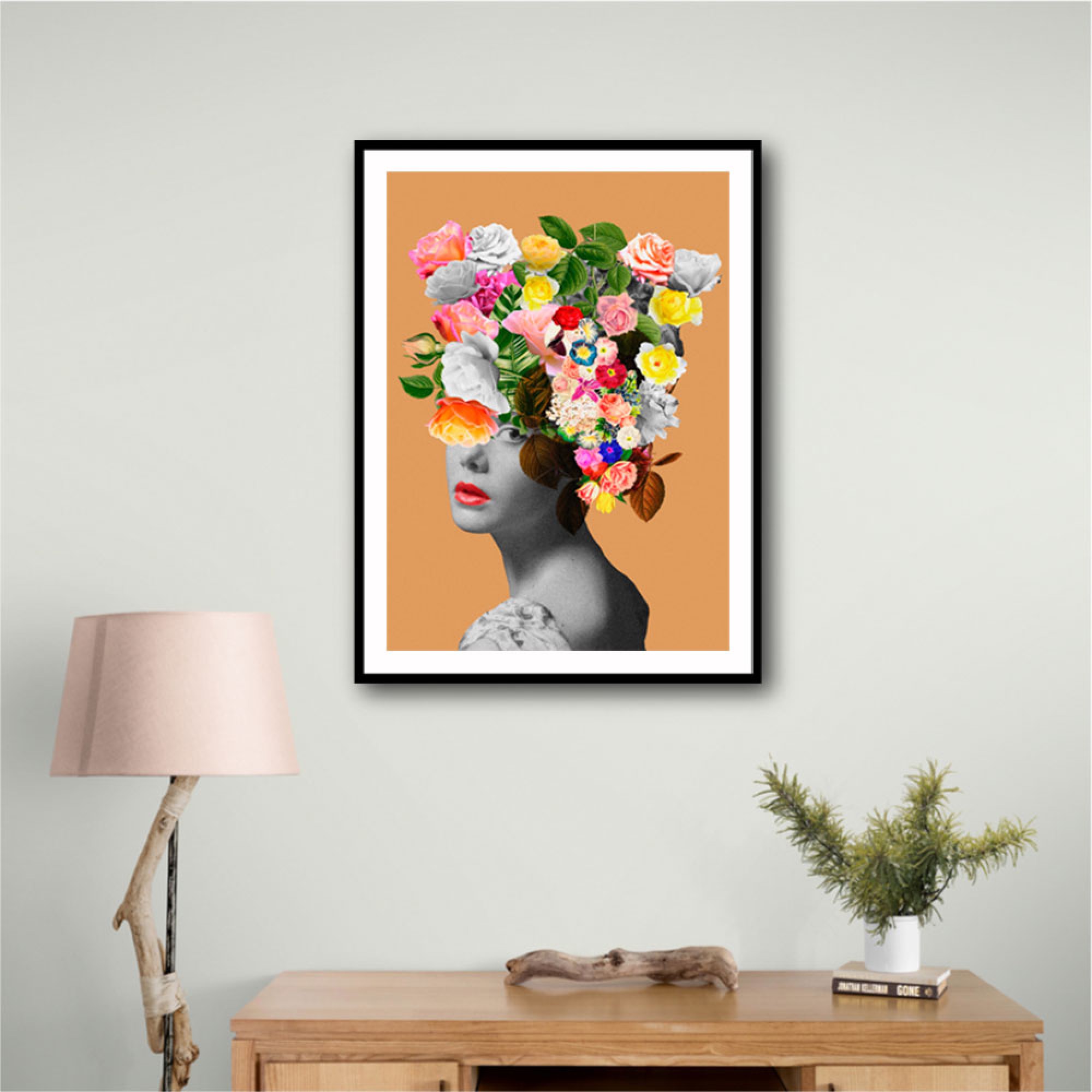 Floral Portrait Wall Art