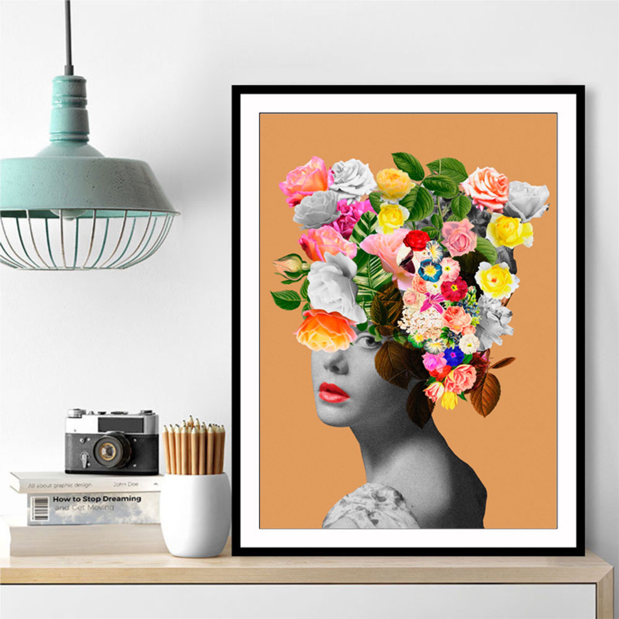 Floral Portrait Wall Art