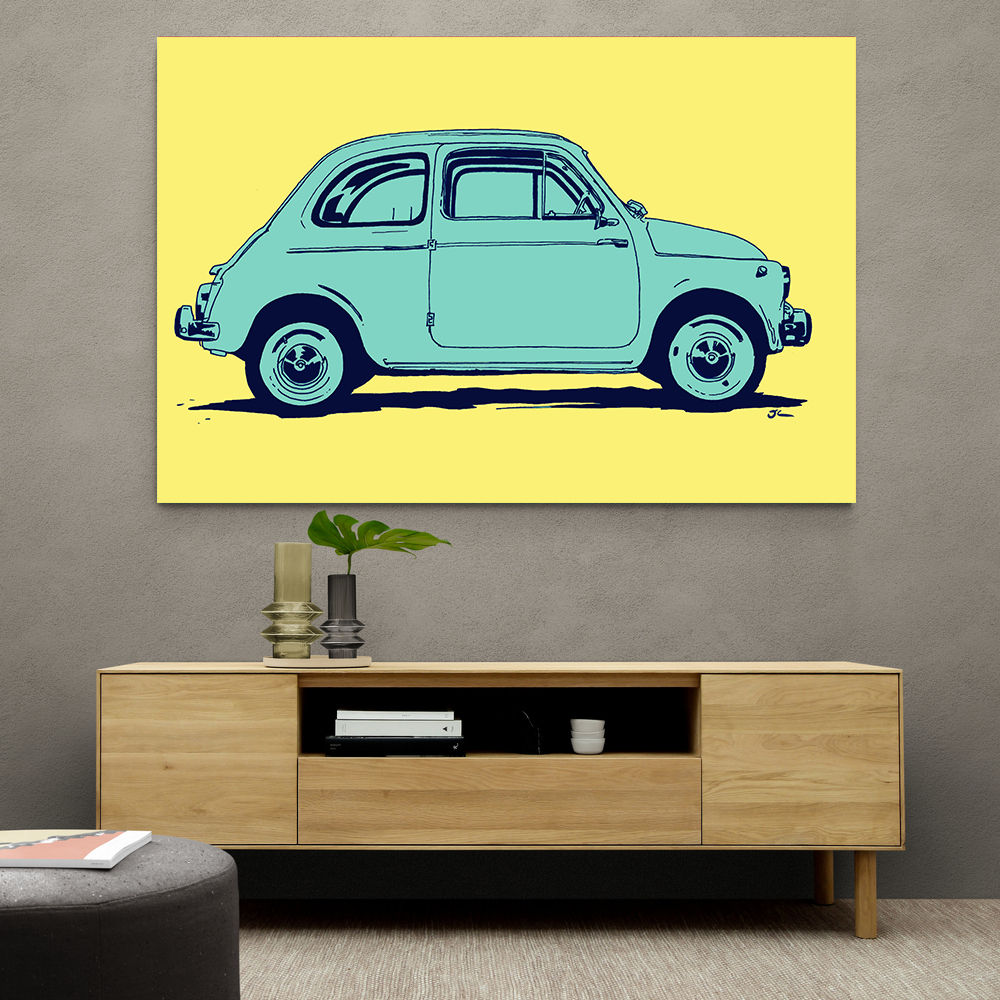 Fiat 500 Wall Art