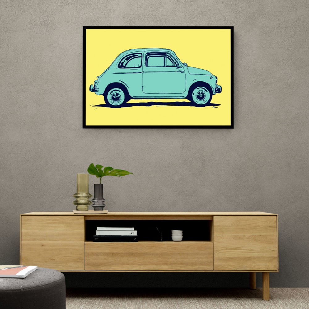 Fiat 500 Wall Art