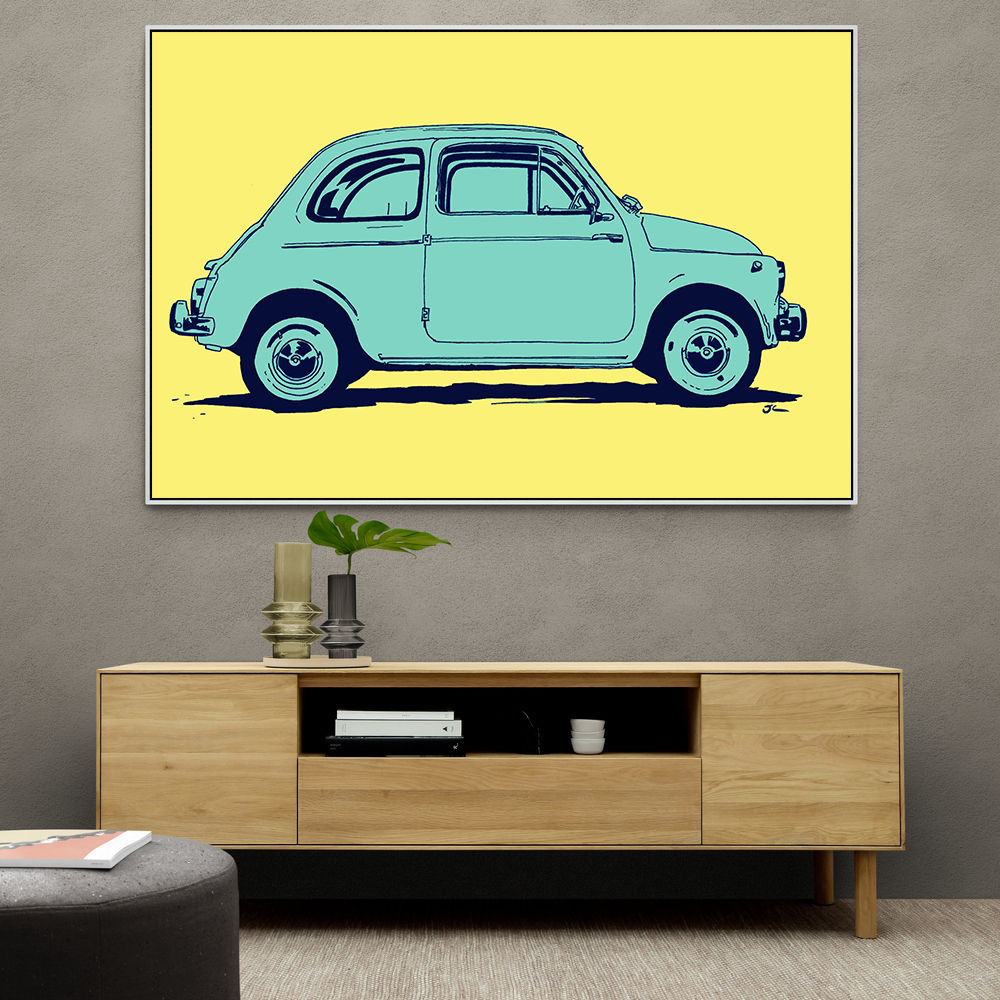 Fiat 500 Wall Art