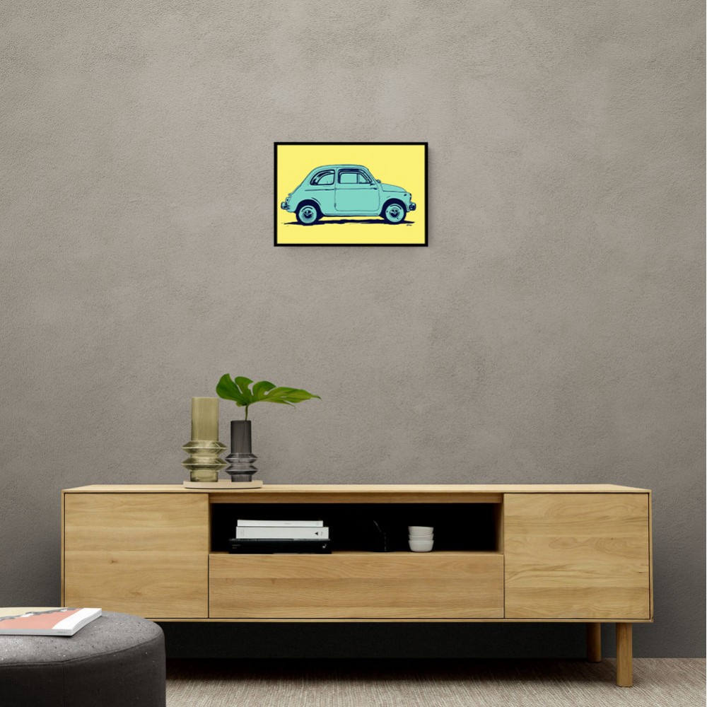 Fiat 500 Wall Art