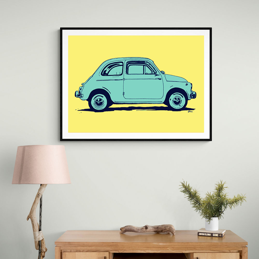 Fiat 500 Wall Art