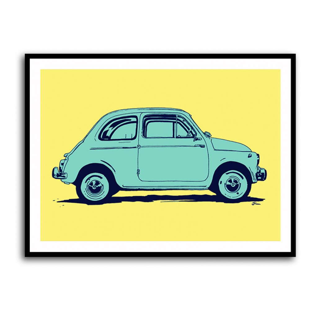 Fiat 500 Wall Art