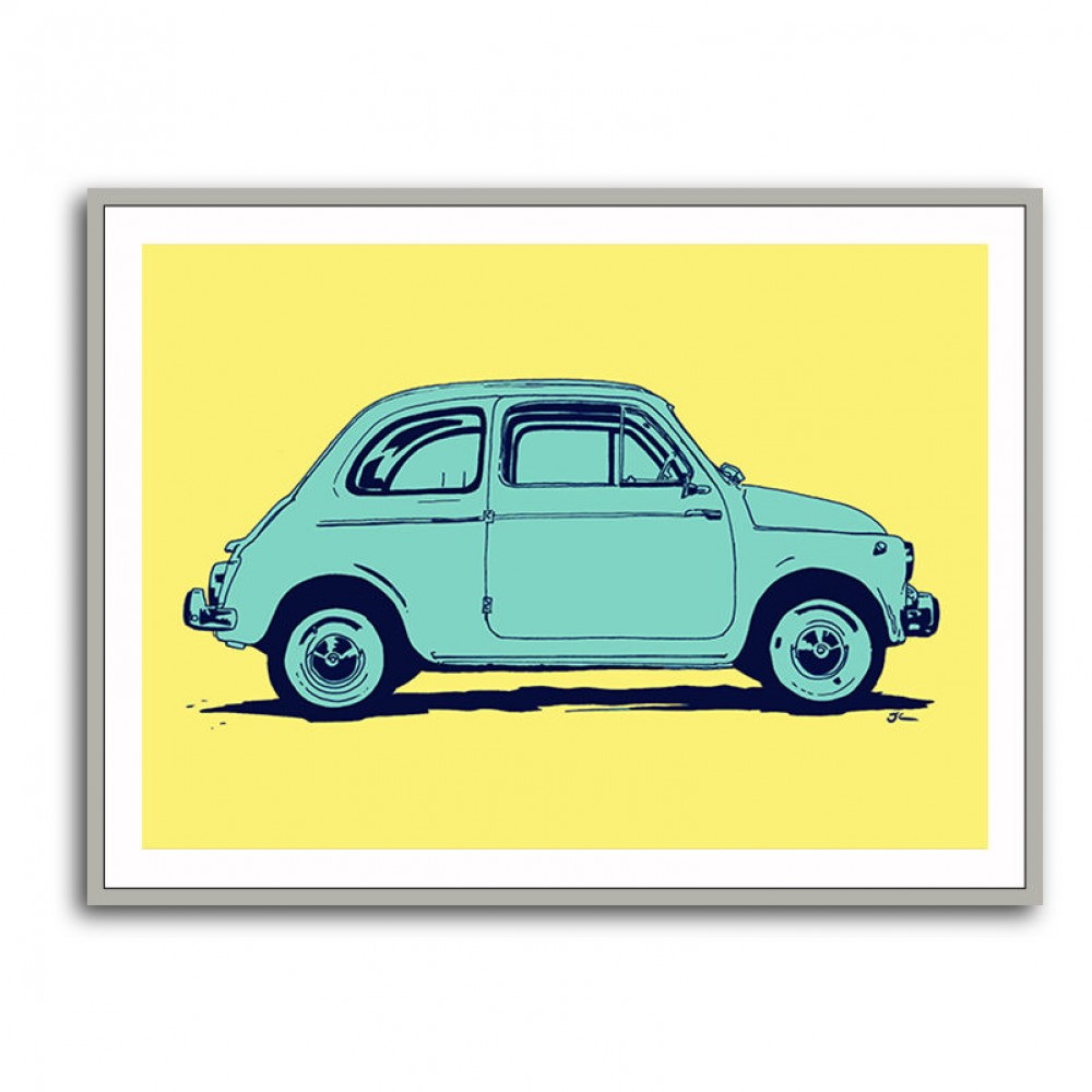 Fiat 500 Wall Art