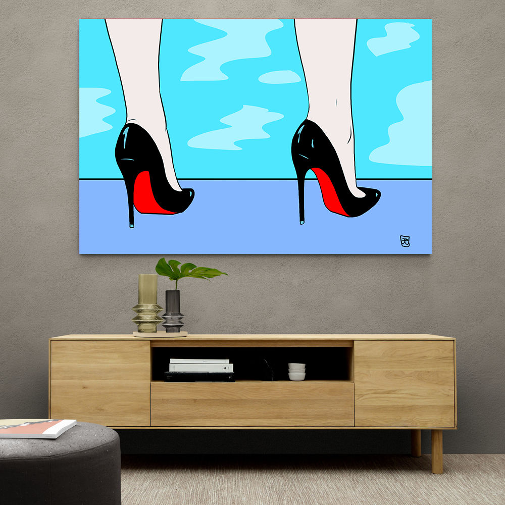 Shoes By The Pool Wall Art