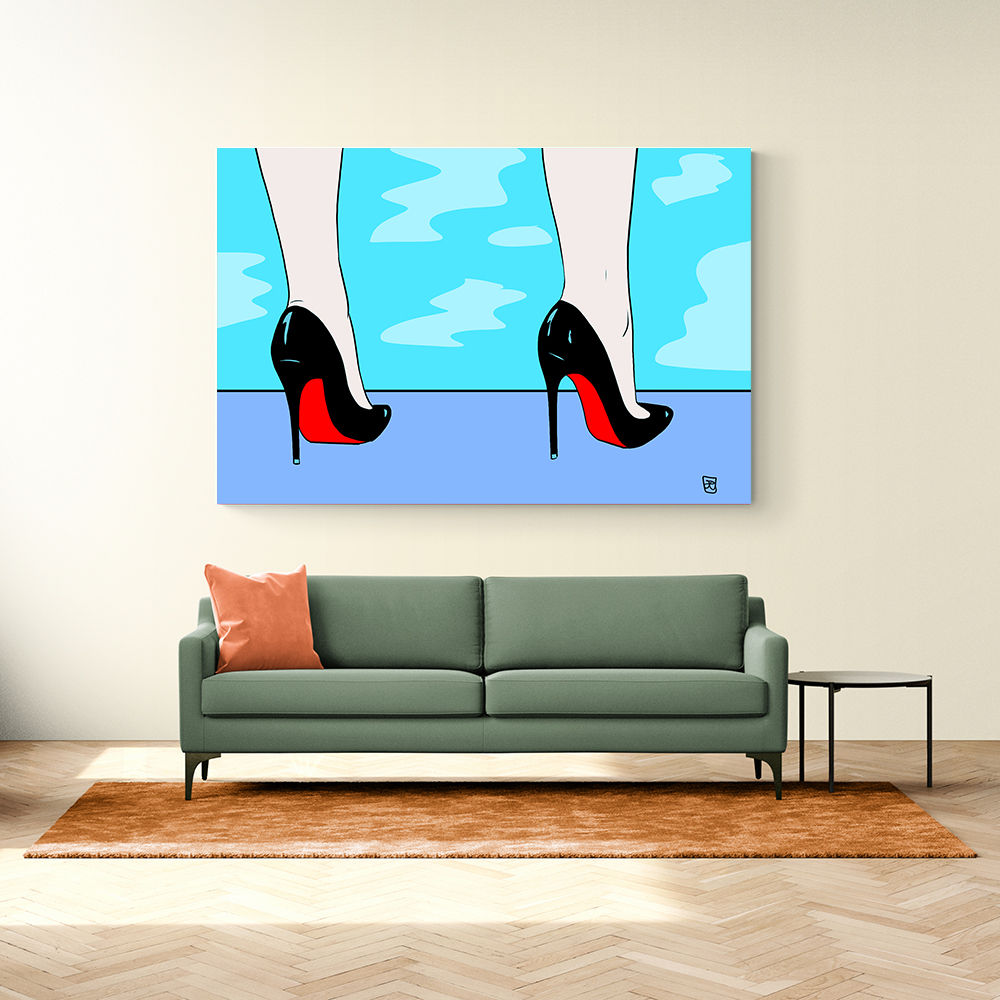 Shoes By The Pool Wall Art