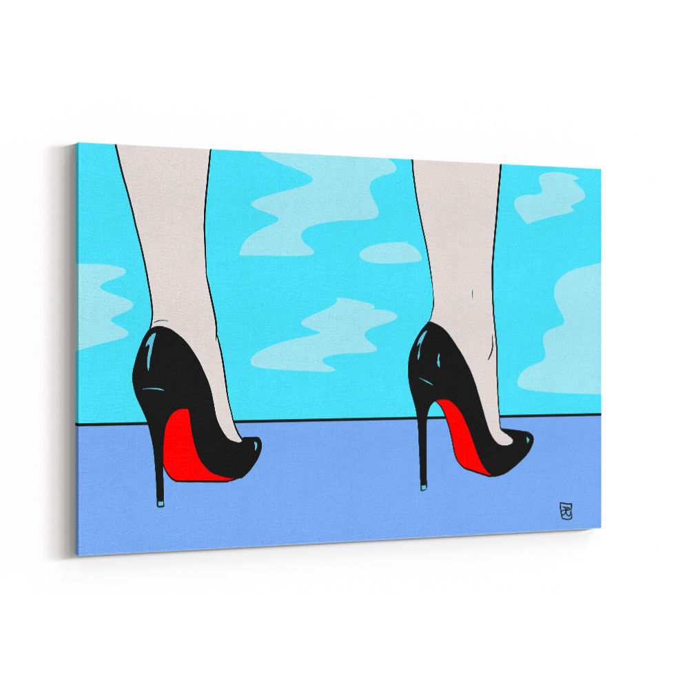 Shoes By The Pool Wall Art