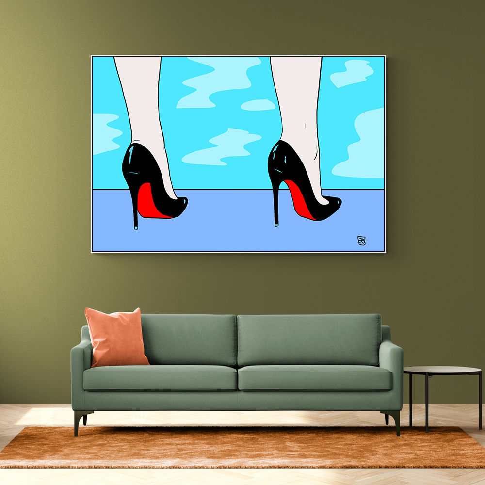 Shoes By The Pool Wall Art