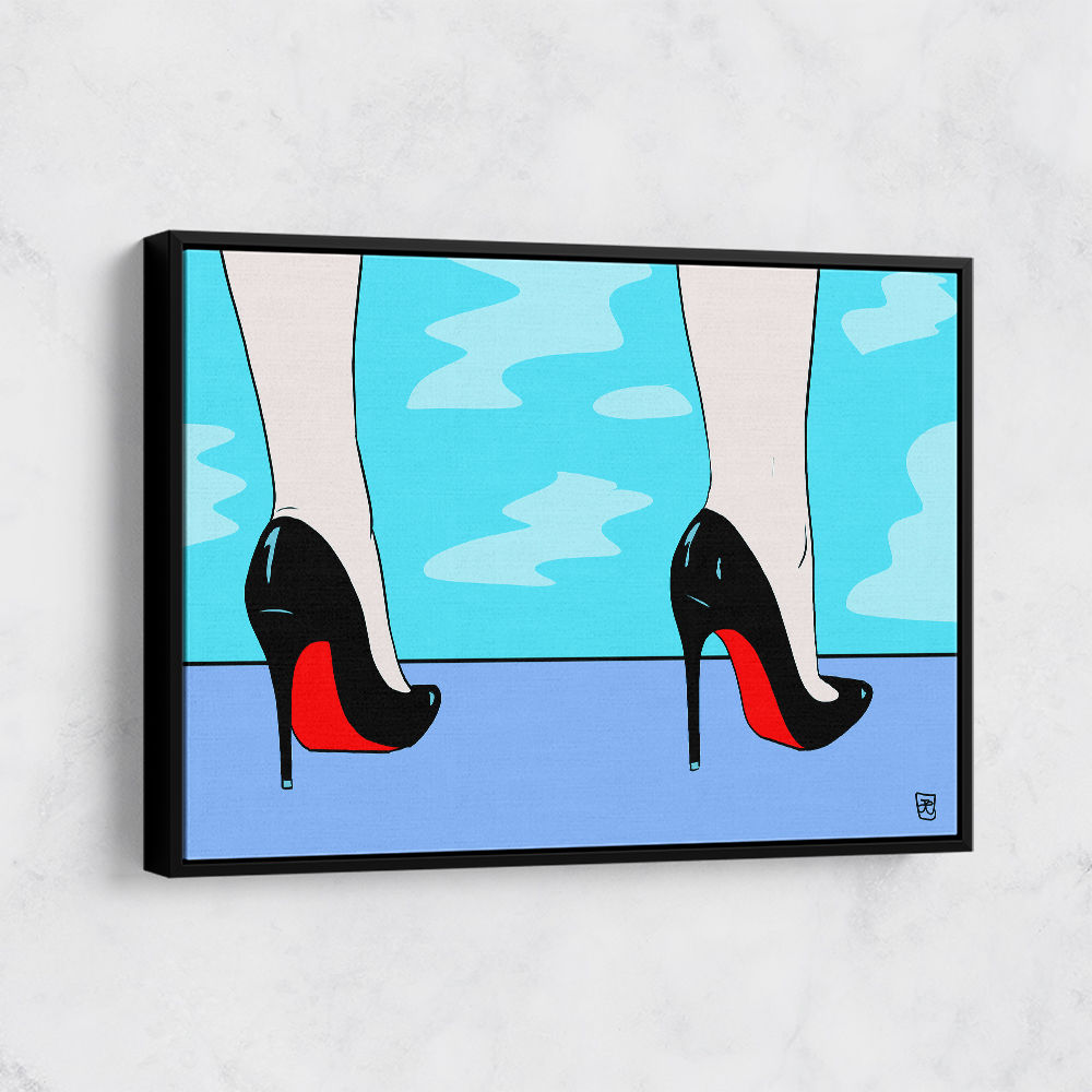 Shoes By The Pool Wall Art