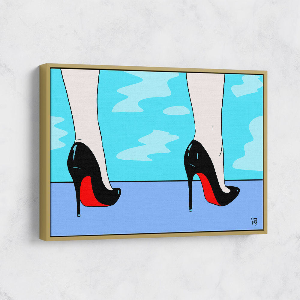 Shoes By The Pool Wall Art