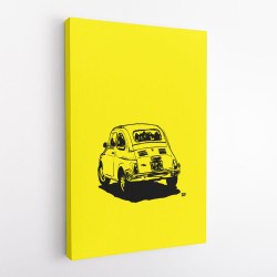 500 In Yellow Wall Art