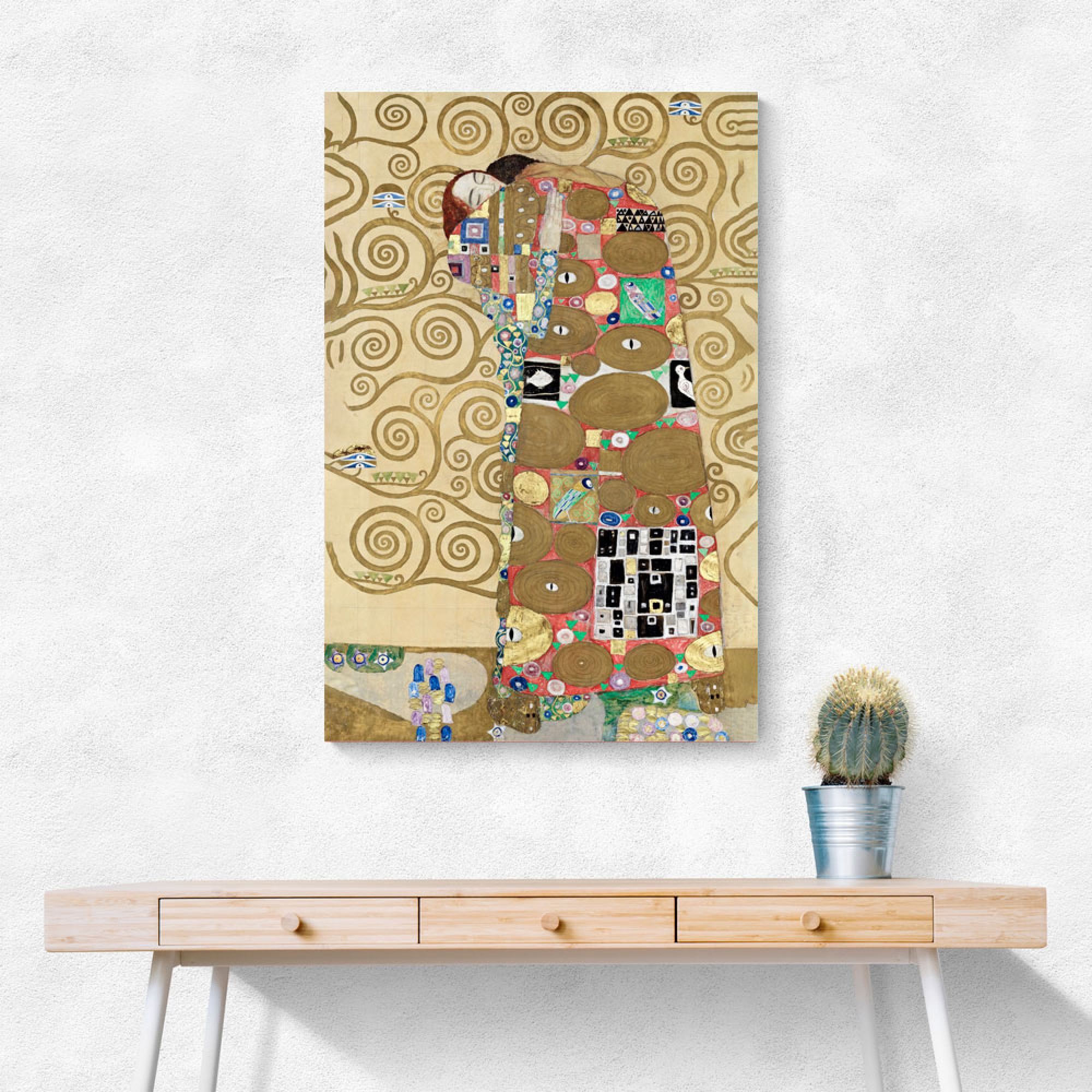 Fulfillment By Gustav Klimt Wall Art