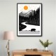 Bear By the River Wall Art