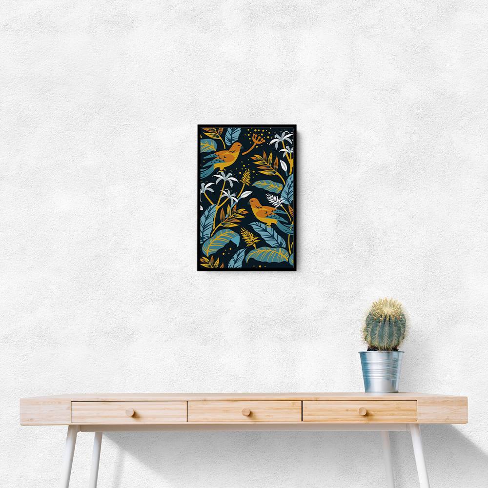 Birds And Plants Wall Art