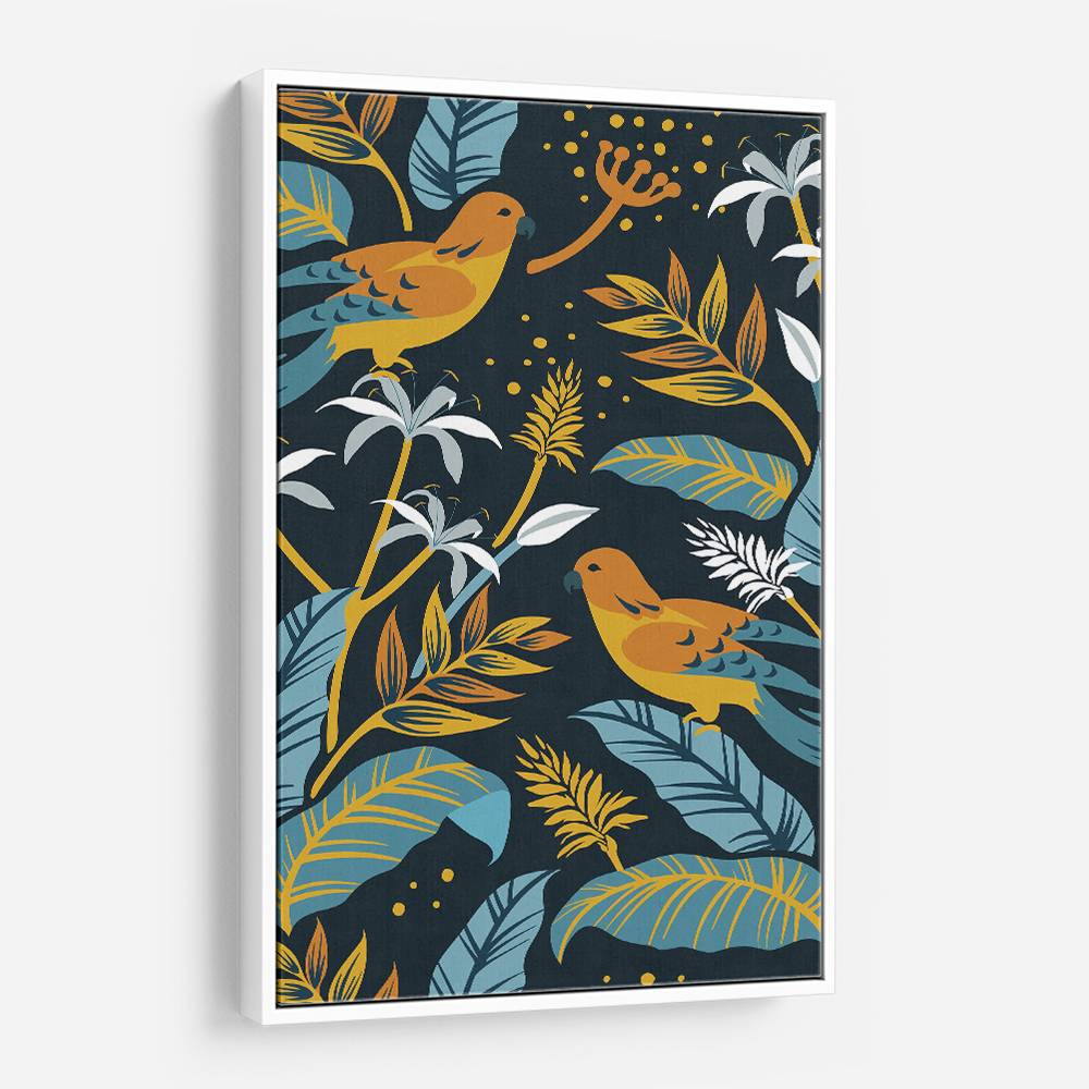 Birds And Plants Wall Art