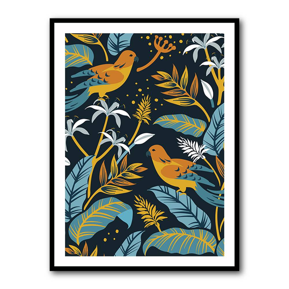 Birds And Plants Wall Art