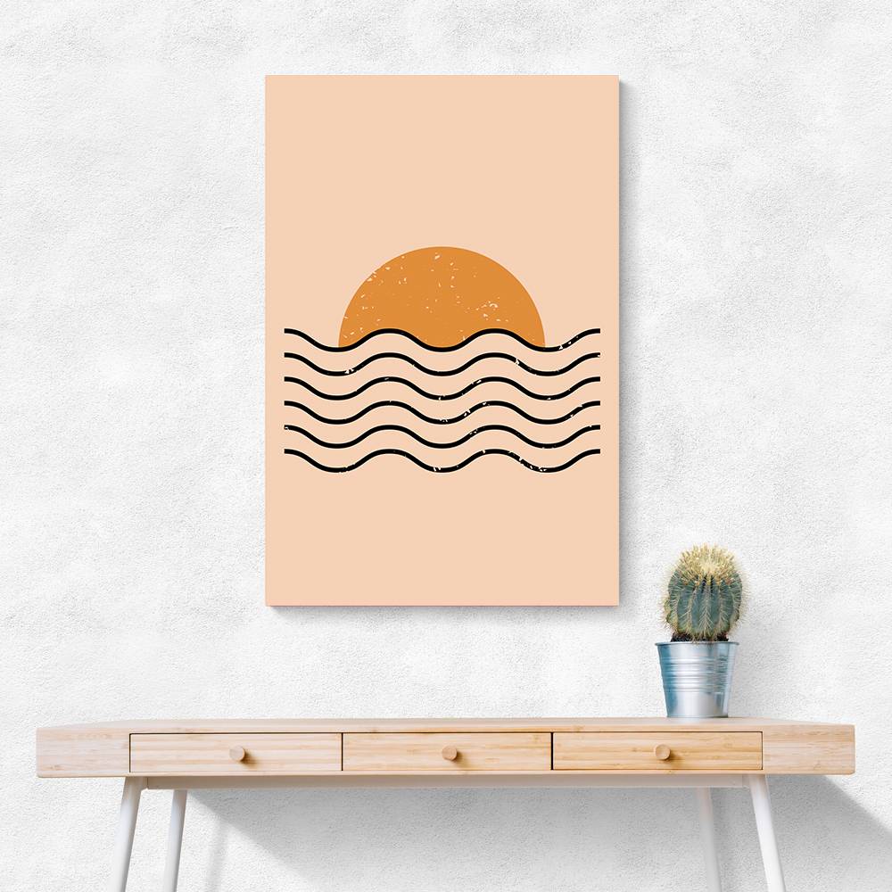 Boho Sunset Wall Art