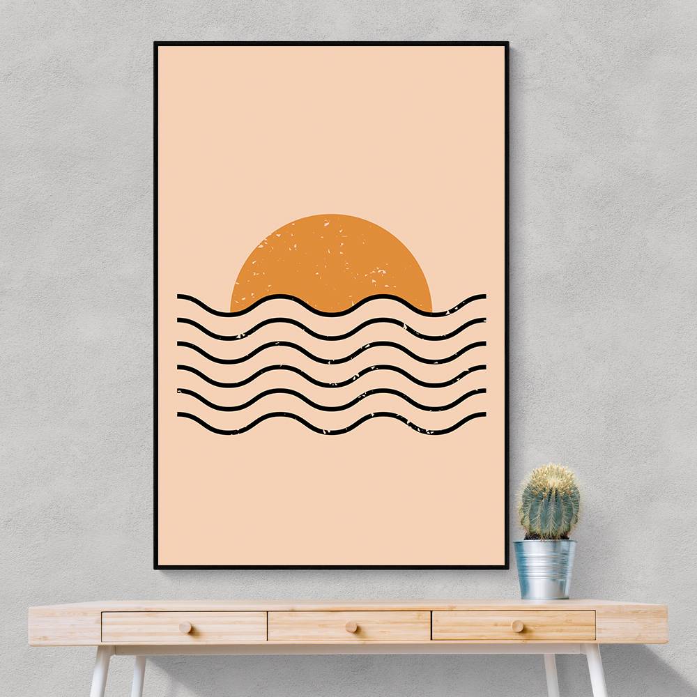 Boho Sunset Wall Art