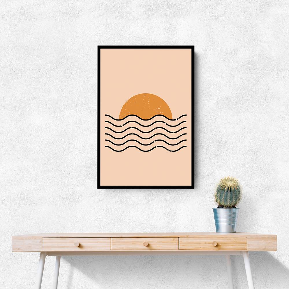 Boho Sunset Wall Art