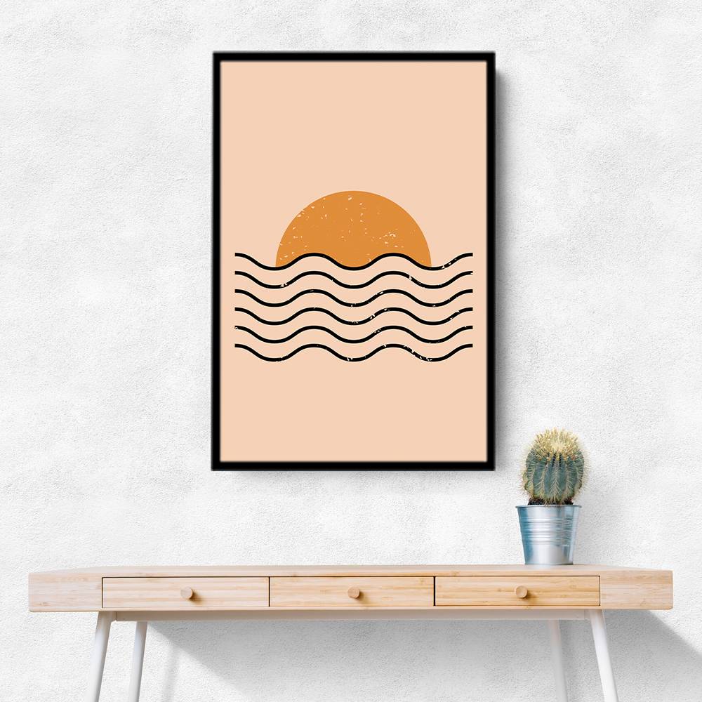 Boho Sunset Wall Art