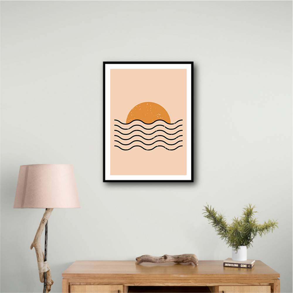 Boho Sunset Wall Art