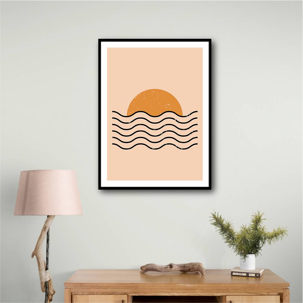 Boho Sunset Wall Art