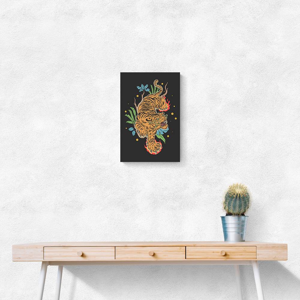 Classic Tiger Tattoo Wall Art