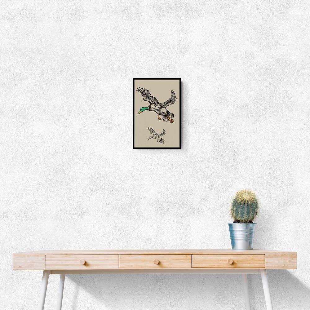 Flying Ducks Wall Art