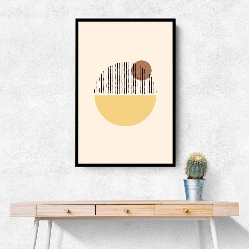 Geometric Abstract Shapes I Wall Art