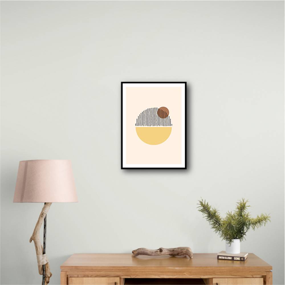 Geometric Abstract Shapes I Wall Art