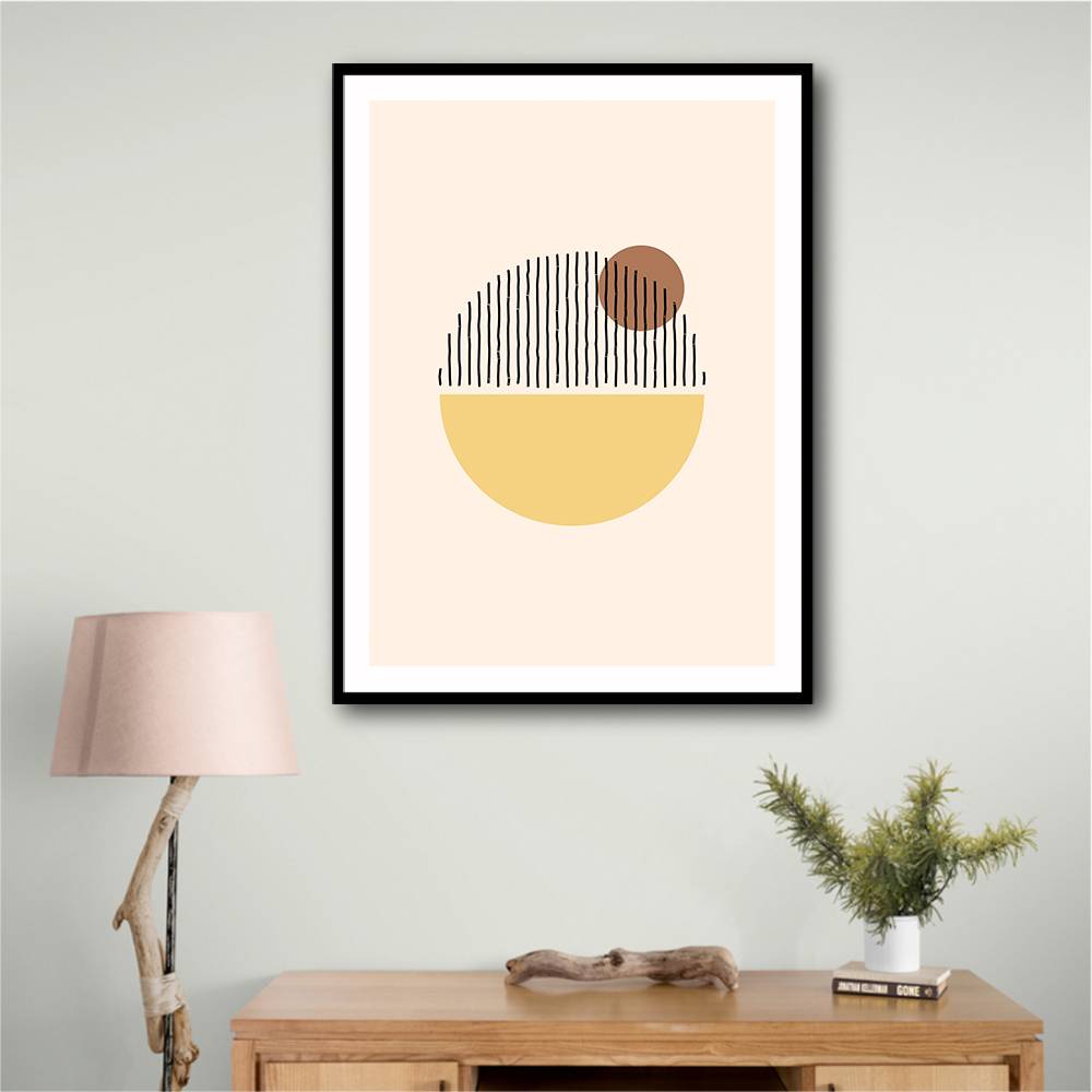 Geometric Abstract Shapes I Wall Art