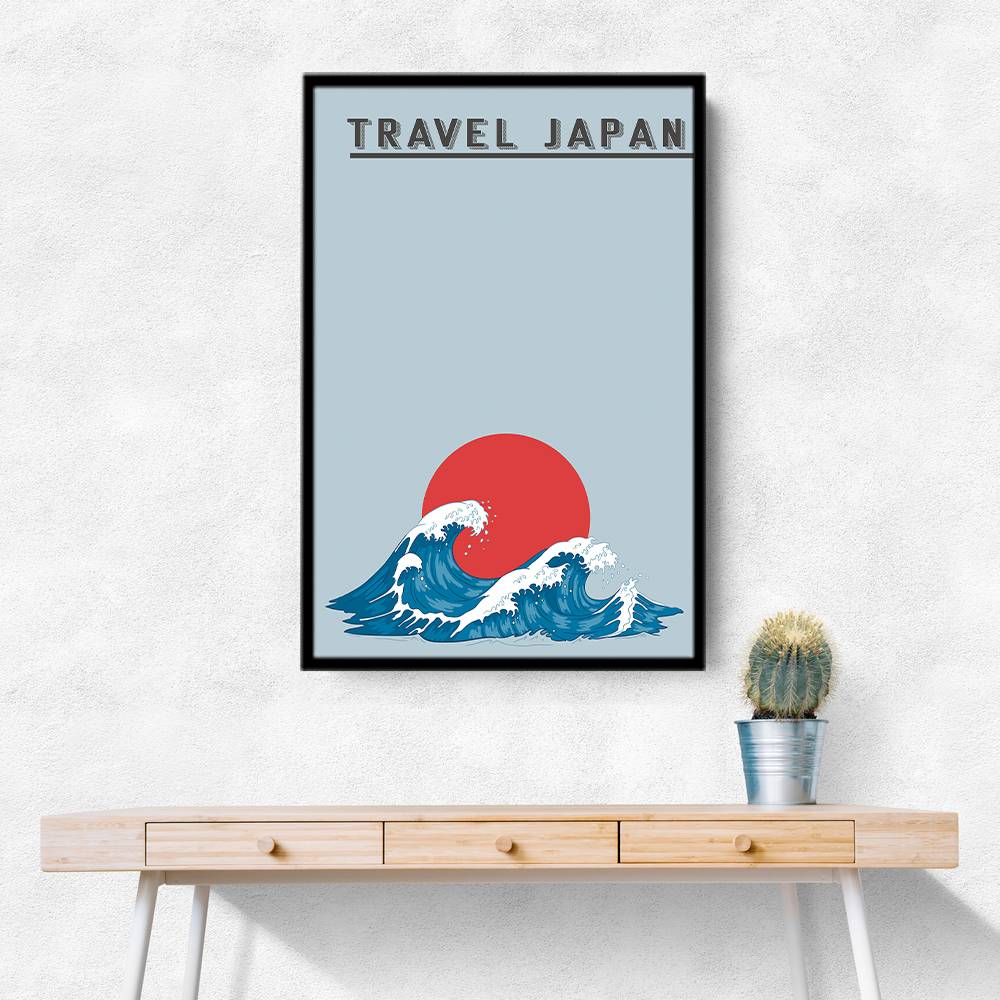 Japanese Waves Wall Art