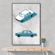 Minimal Car Series I Wall Art