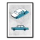 Minimal Car Series I Wall Art