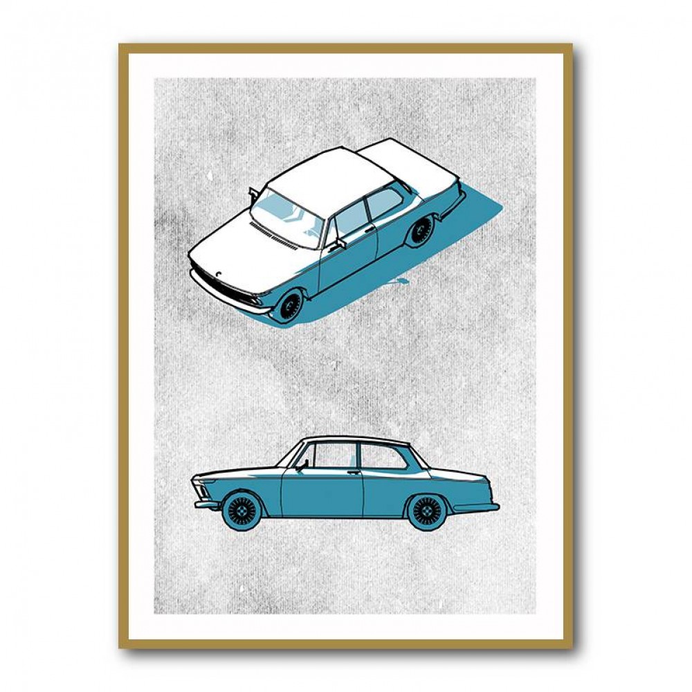 Minimal Car Series I Wall Art