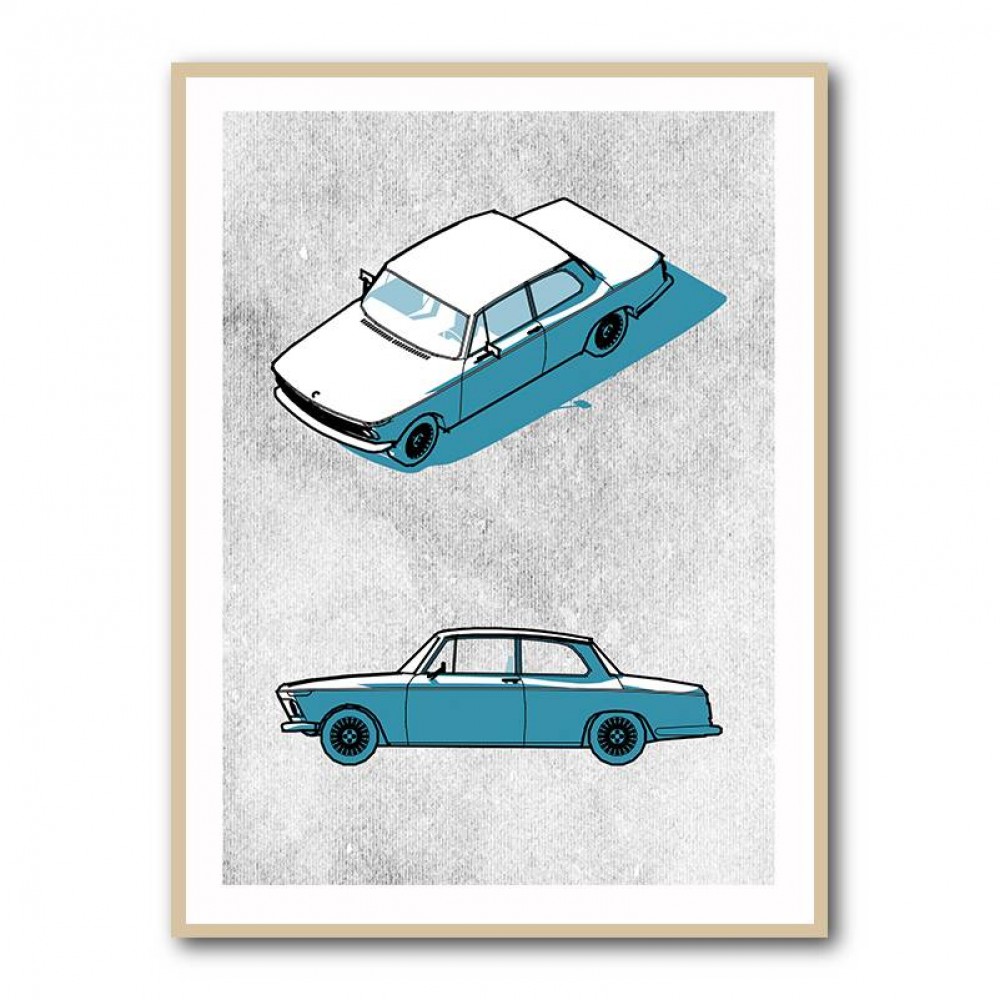 Minimal Car Series I Wall Art