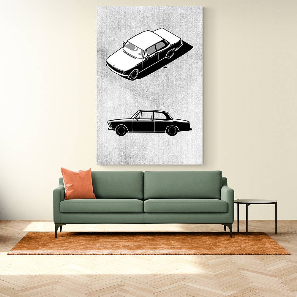 Minimal Car Series II Wall Art